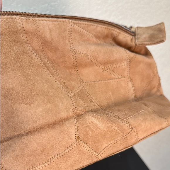 Leopard Print Faux Hair Tote, Travel or Makeup Bag, and Pouch Set - Picture 10 of 12